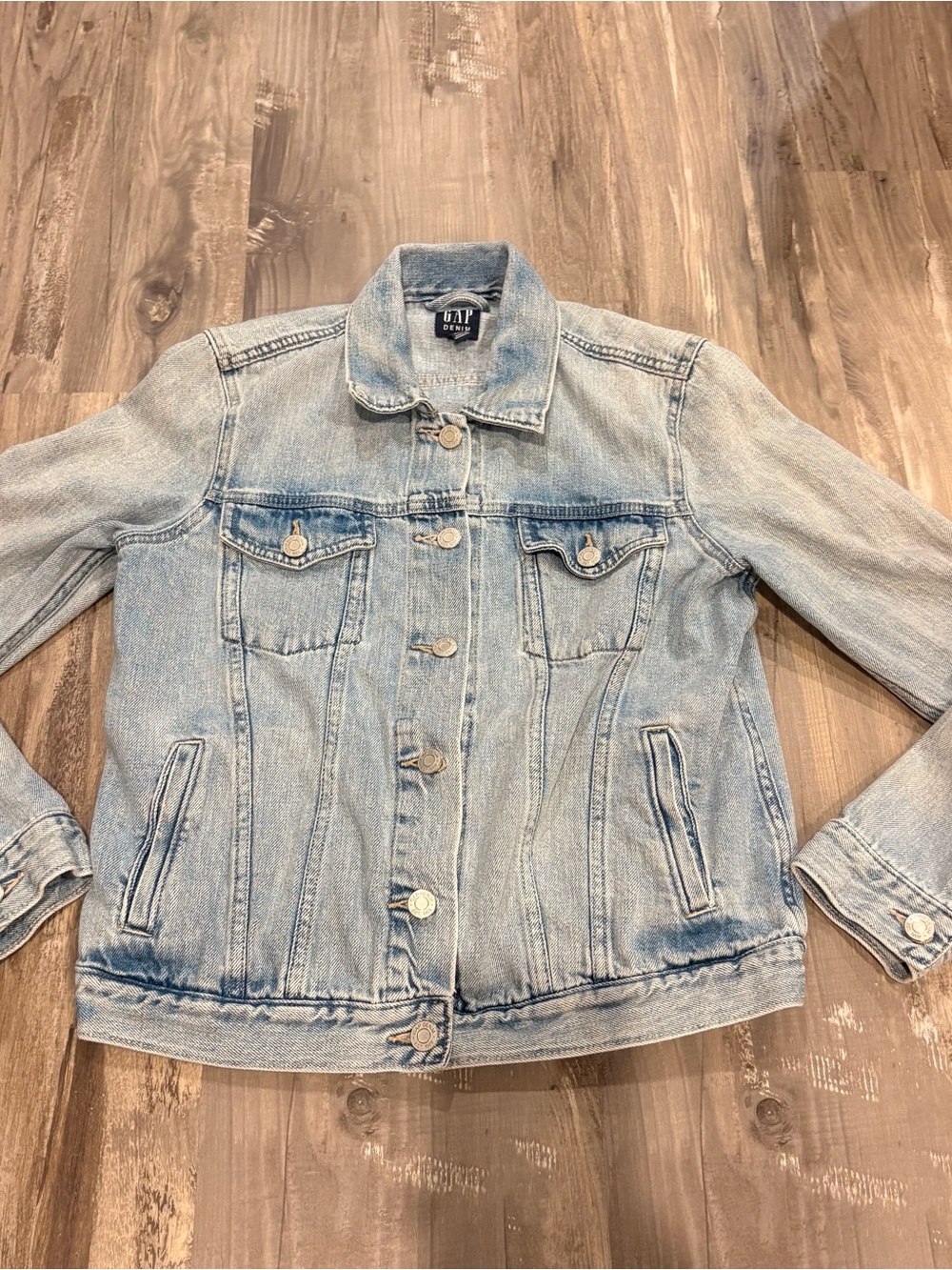 GAP Icon Women’s SZ Small Blue Denim Jean Jacket SZ S